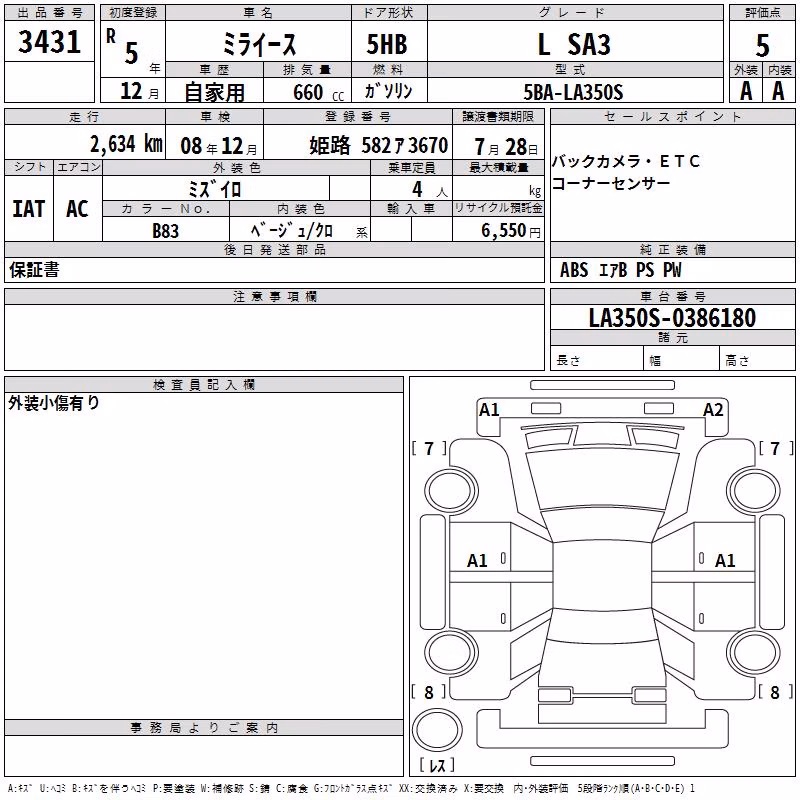 DAIHATSU MIRA E:S