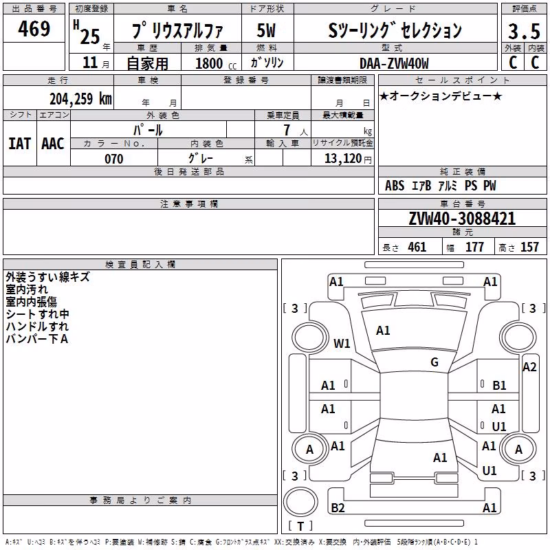 TOYOTA PRIUS ALPHA