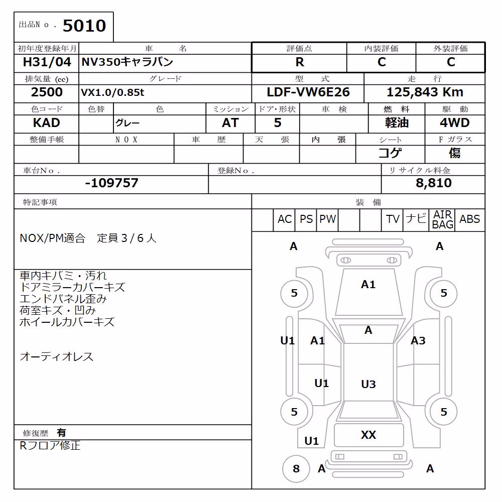 NISSAN NV350 CARAVAN