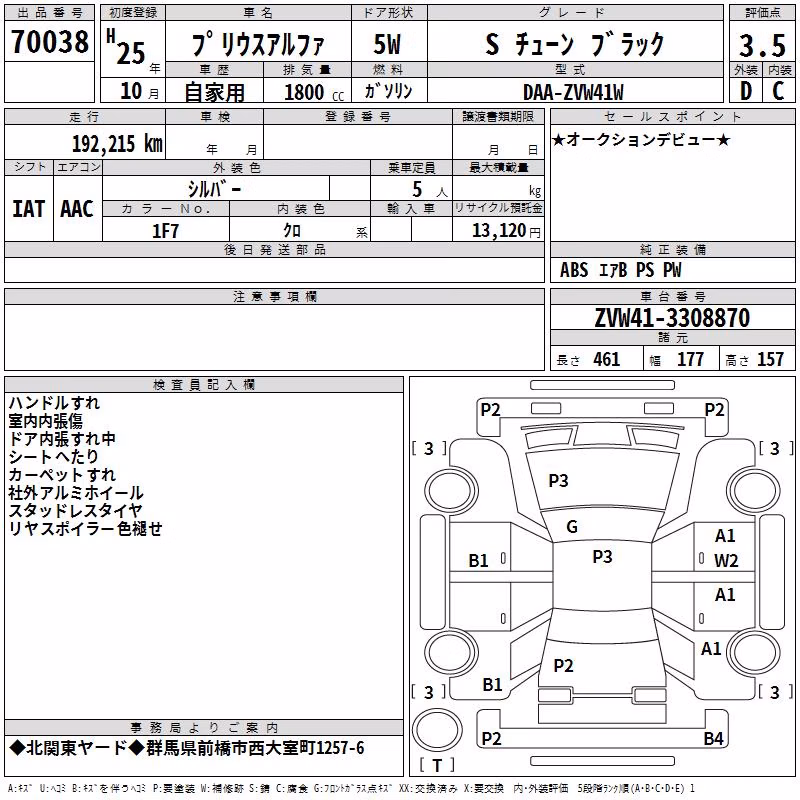 TOYOTA PRIUS ALPHA