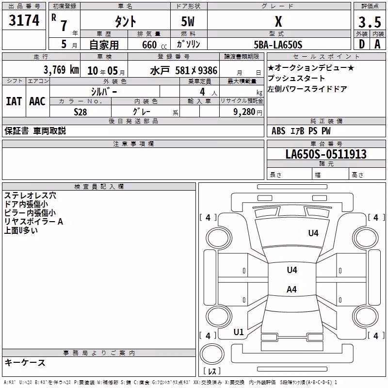 DAIHATSU TANTO