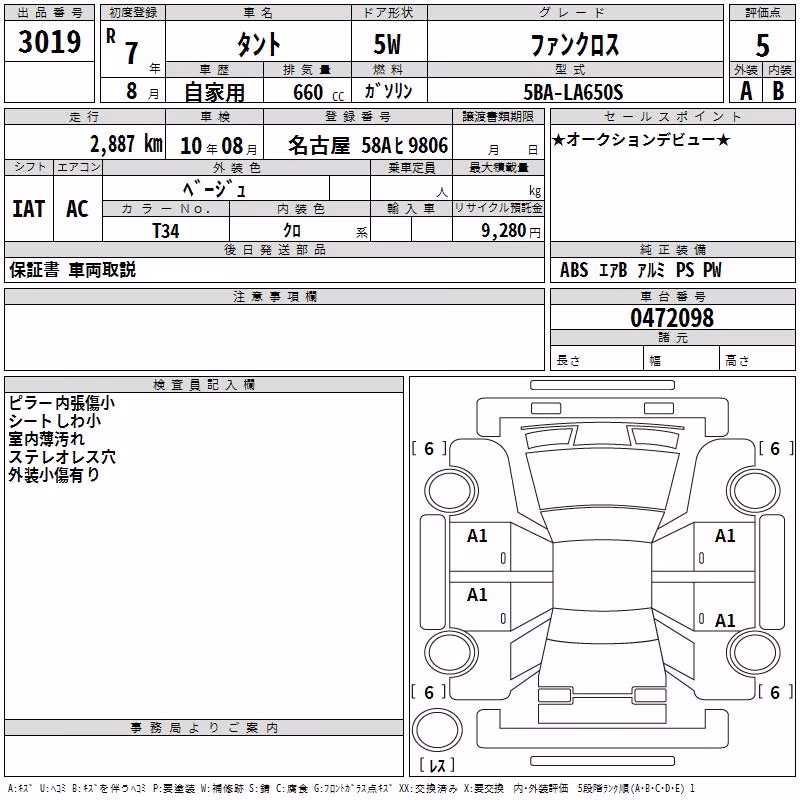DAIHATSU TANTO