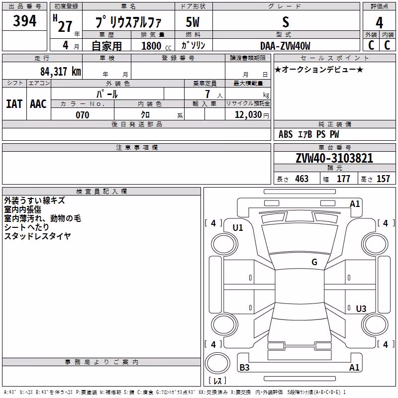 TOYOTA PRIUS ALPHA
