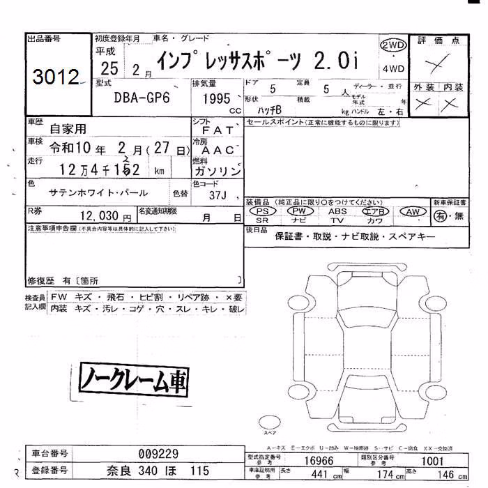 SUBARU IMPREZA