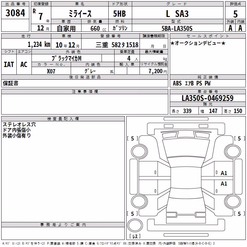 DAIHATSU MIRA E:S