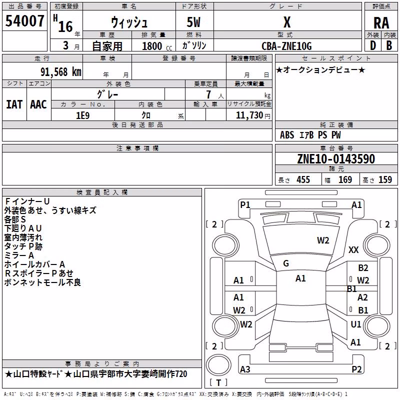 TOYOTA WISH