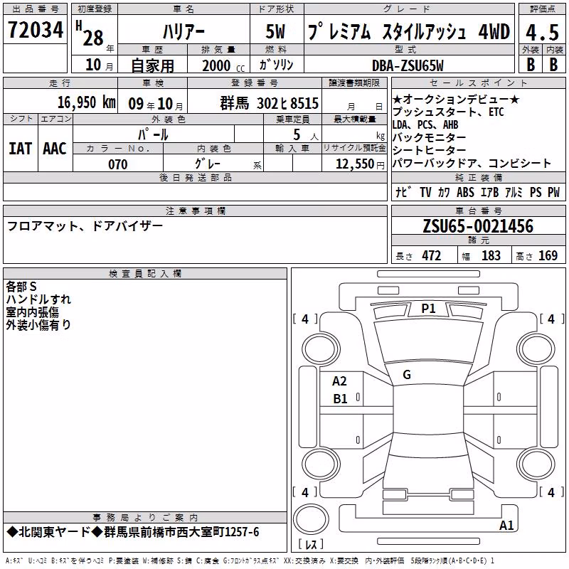 TOYOTA HARRIER