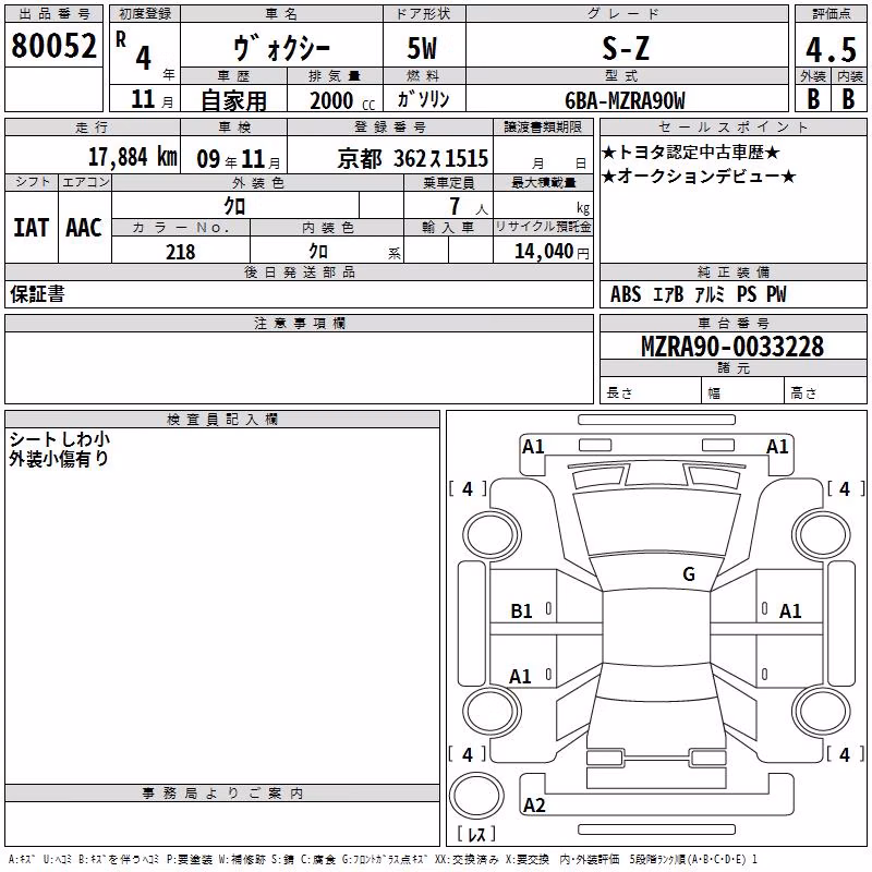 TOYOTA VOXY