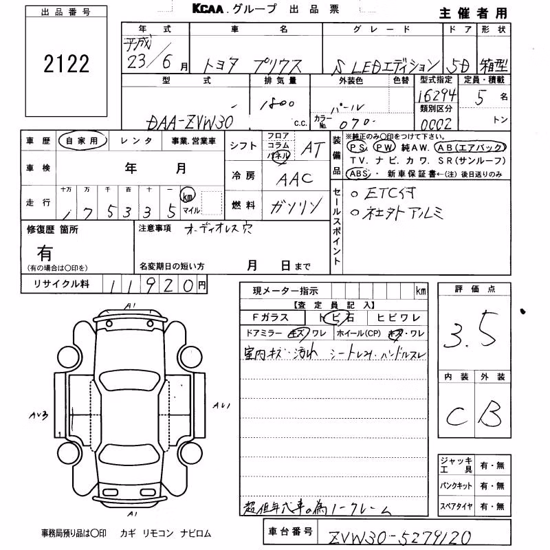 TOYOTA PRIUS