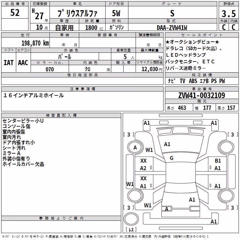 TOYOTA PRIUS ALPHA