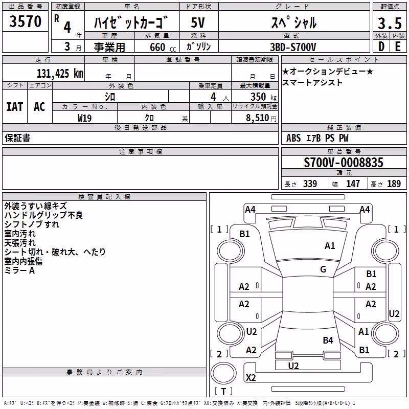 DAIHATSU ATRAI