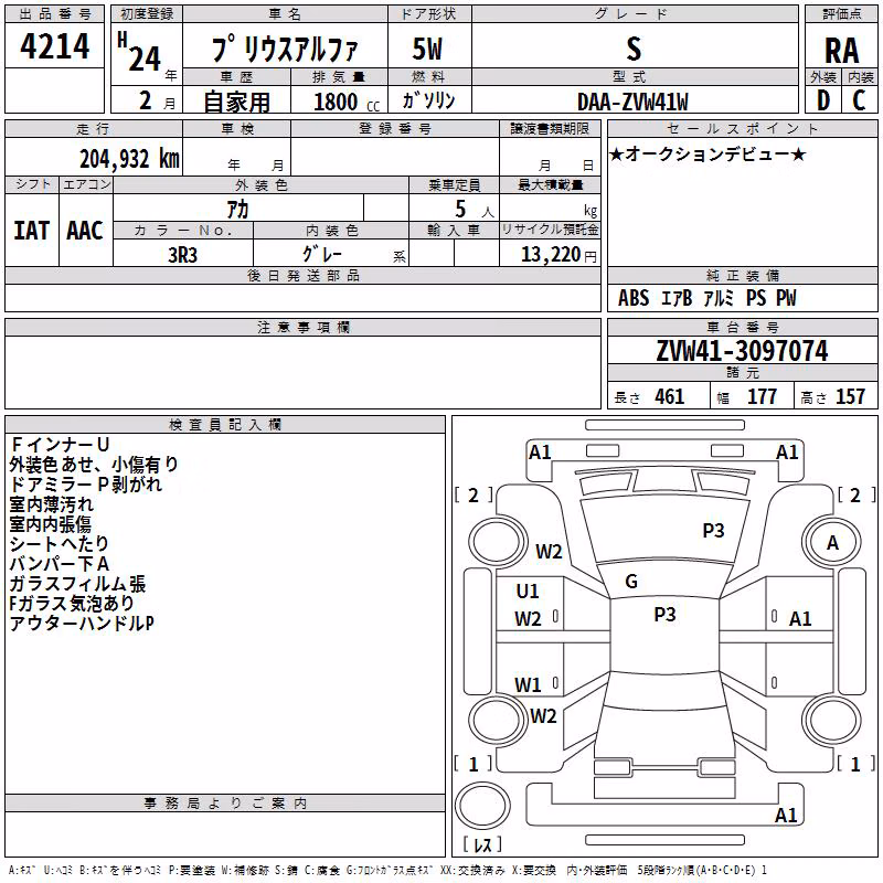 TOYOTA PRIUS ALPHA