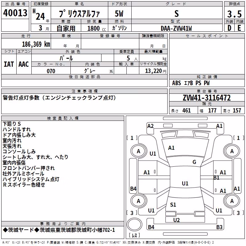 TOYOTA PRIUS ALPHA