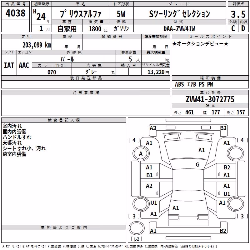 TOYOTA PRIUS ALPHA