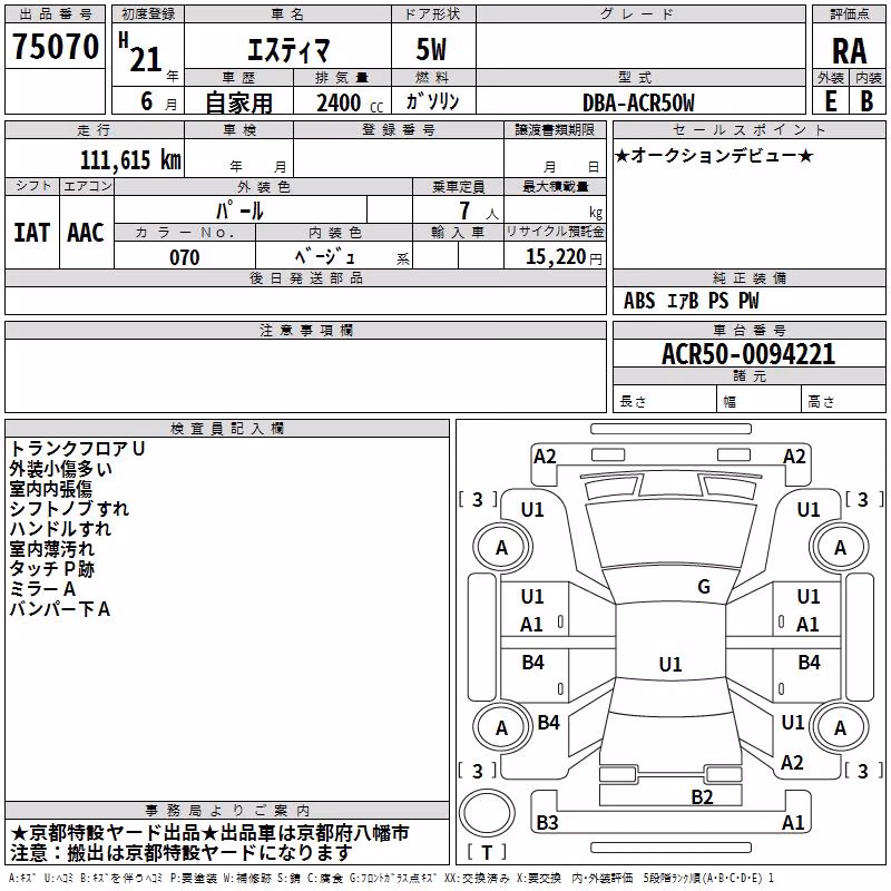TOYOTA ESTIMA