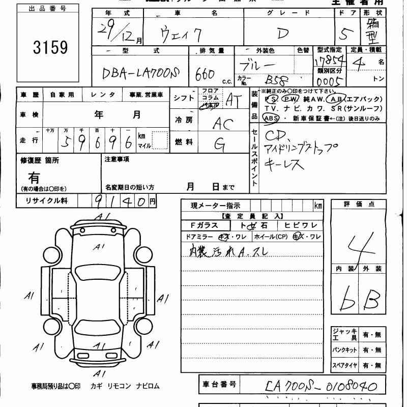 DAIHATSU WAKE