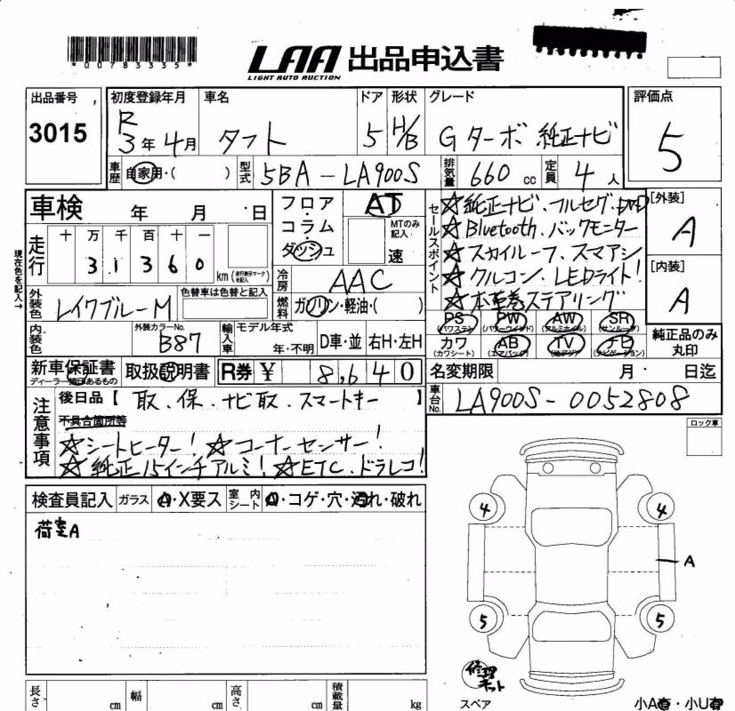 DAIHATSU TAFT