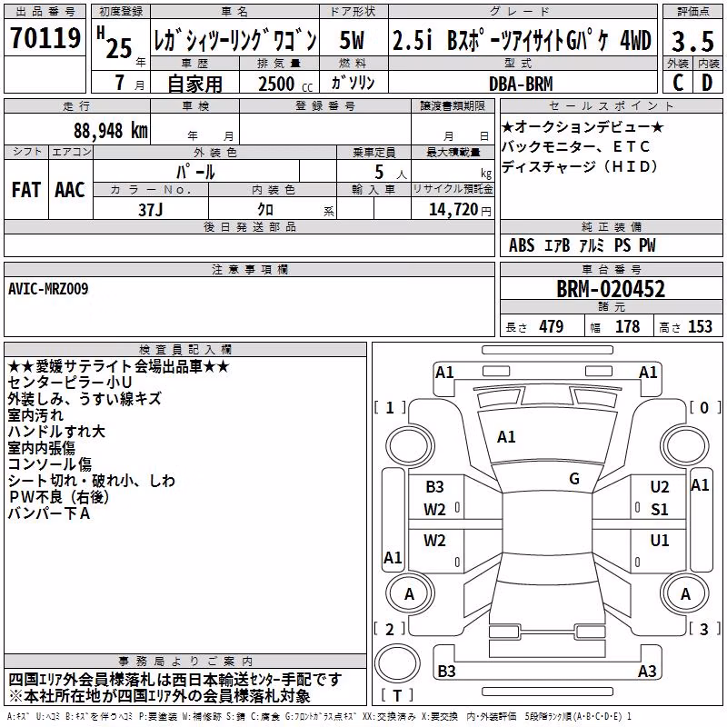 SUBARU LEGACY