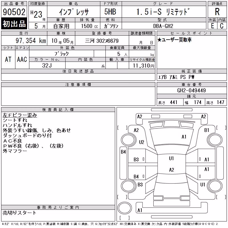 SUBARU IMPREZA