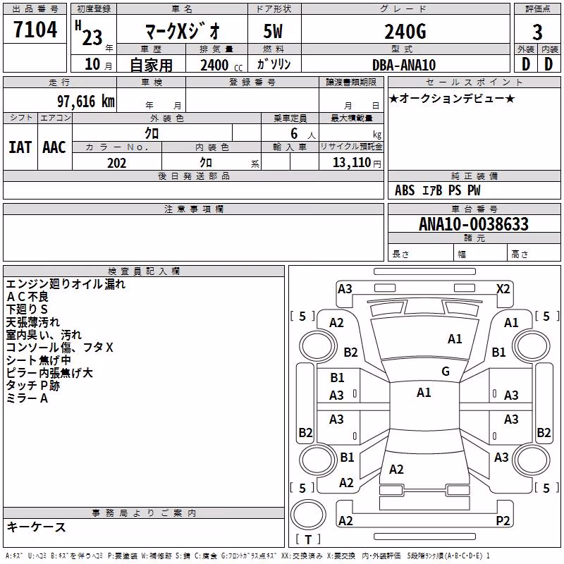 TOYOTA MARK X ZIO