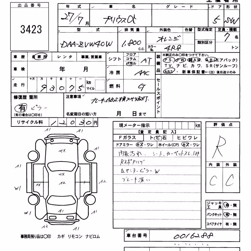 TOYOTA PRIUS ALPHA
