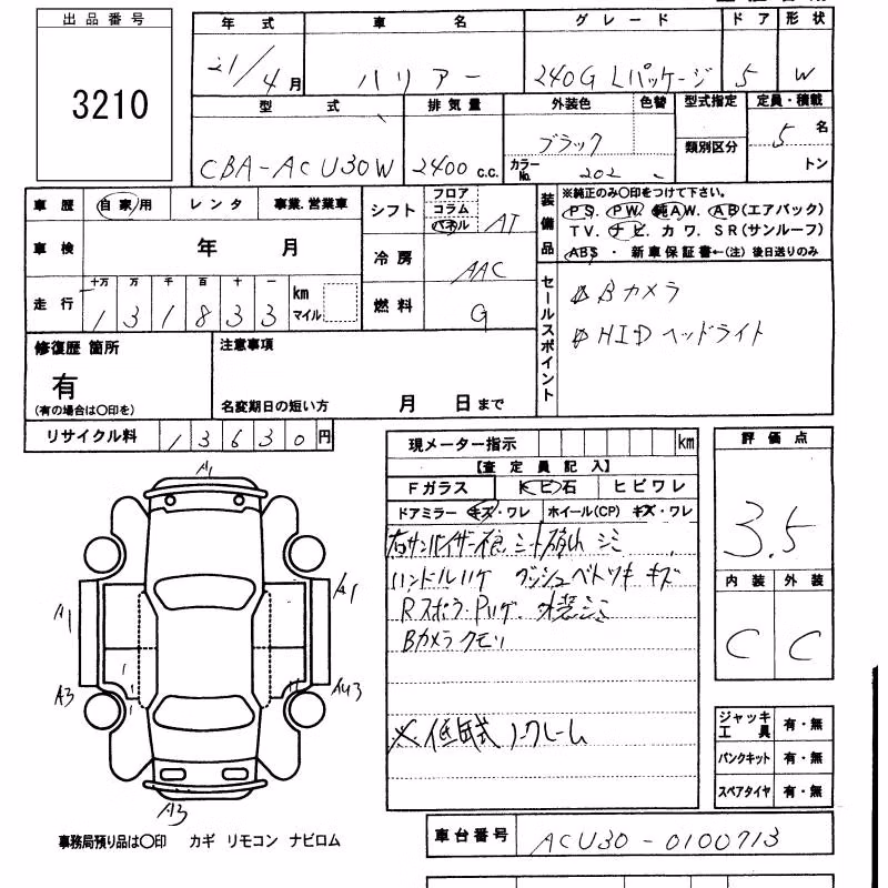 TOYOTA HARRIER