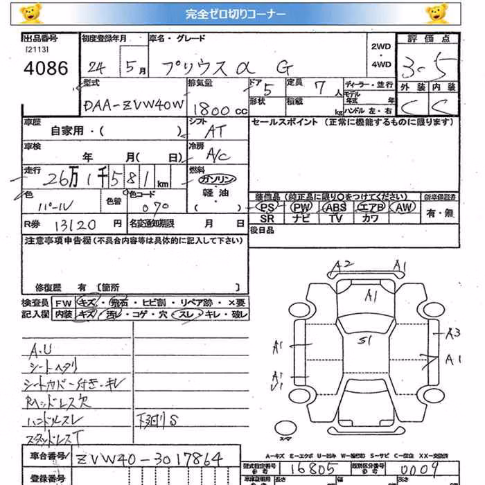 TOYOTA PRIUS ALPHA