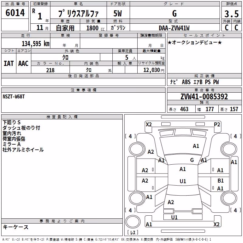 TOYOTA PRIUS ALPHA
