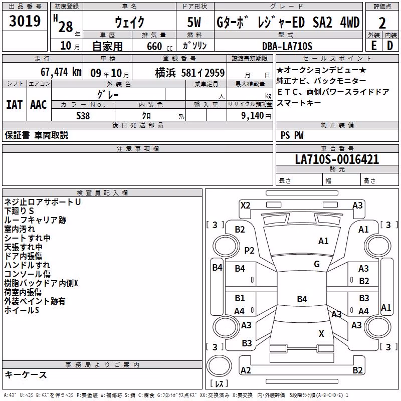 DAIHATSU WAKE