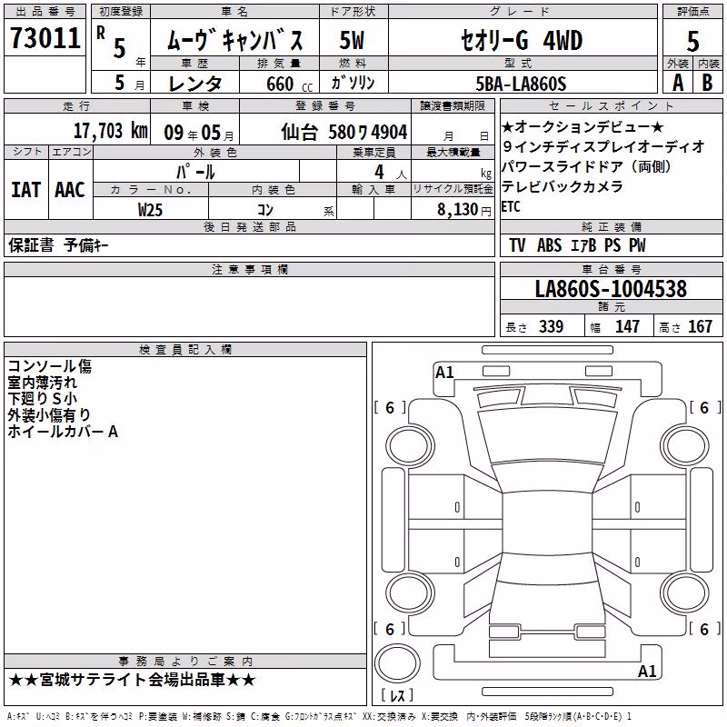 DAIHATSU MOVE CANBUS