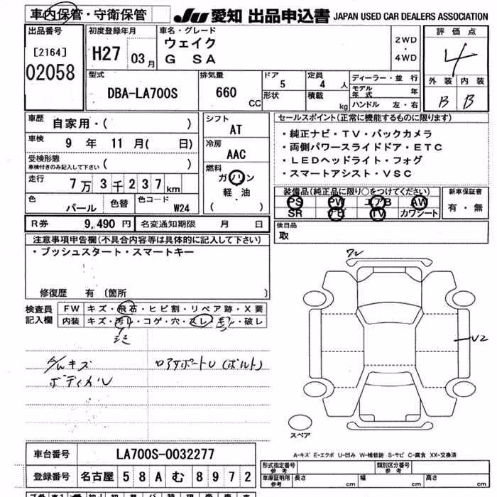 DAIHATSU WAKE