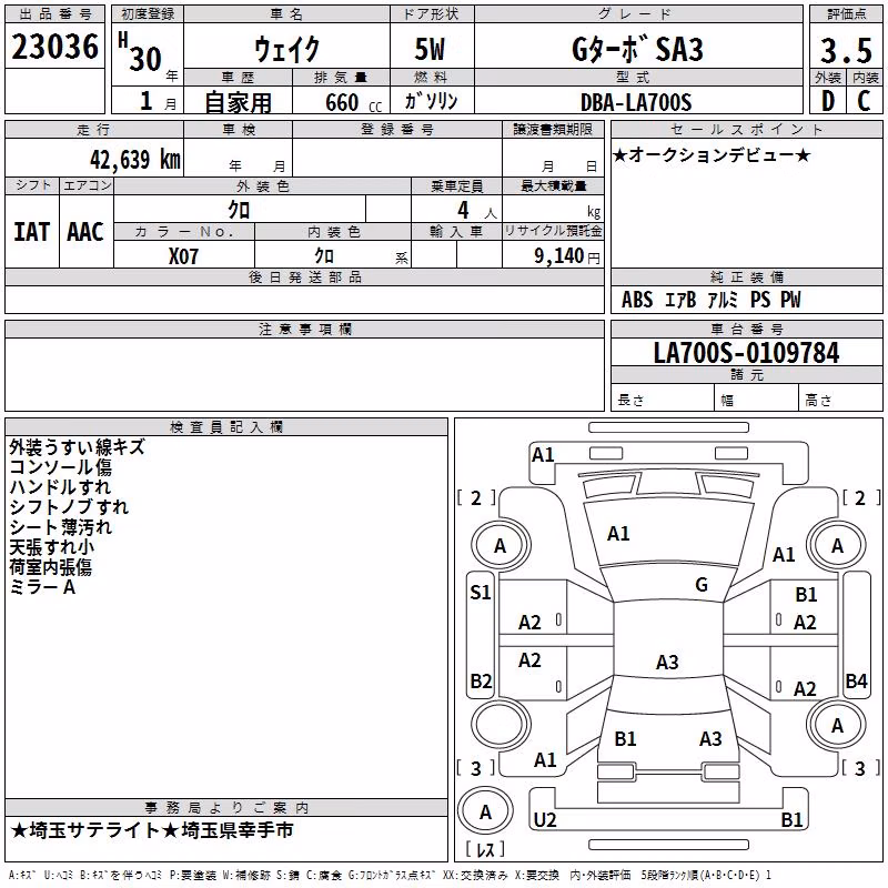DAIHATSU WAKE