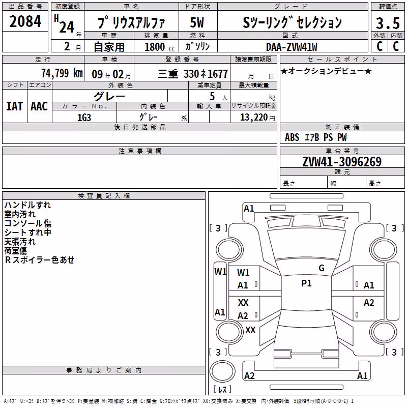 TOYOTA PRIUS ALPHA