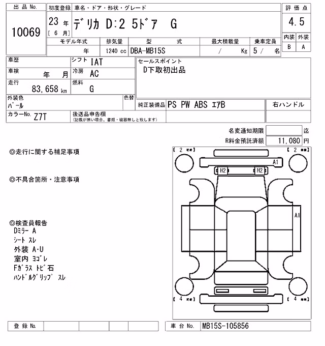 MITSUBISHI DELICA D:2