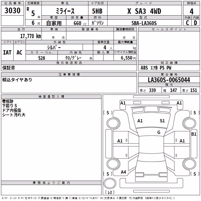 DAIHATSU MIRA E:S
