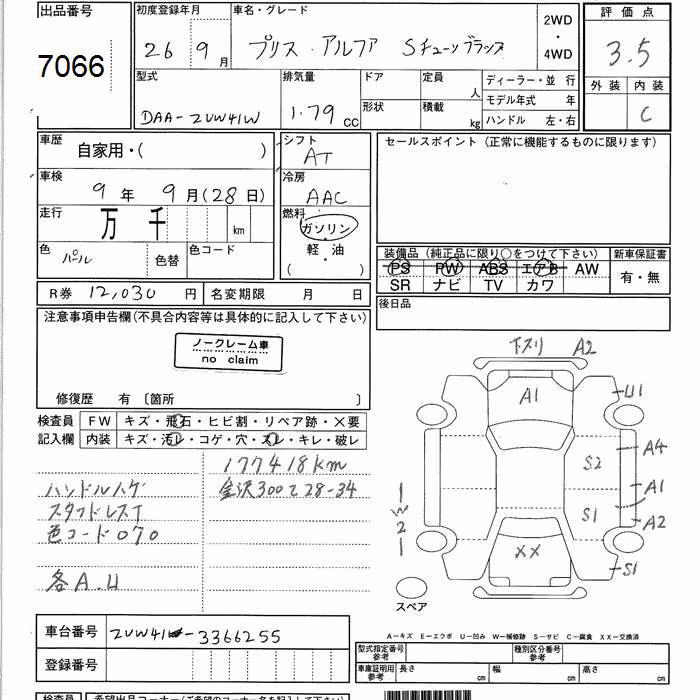 TOYOTA PRIUS ALPHA