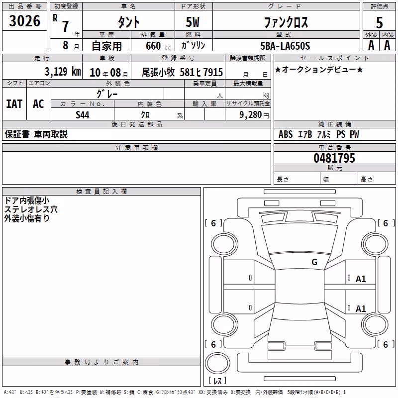DAIHATSU TANTO