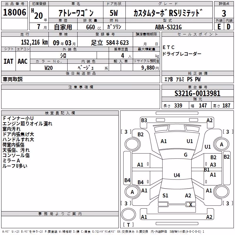 DAIHATSU ATRAI