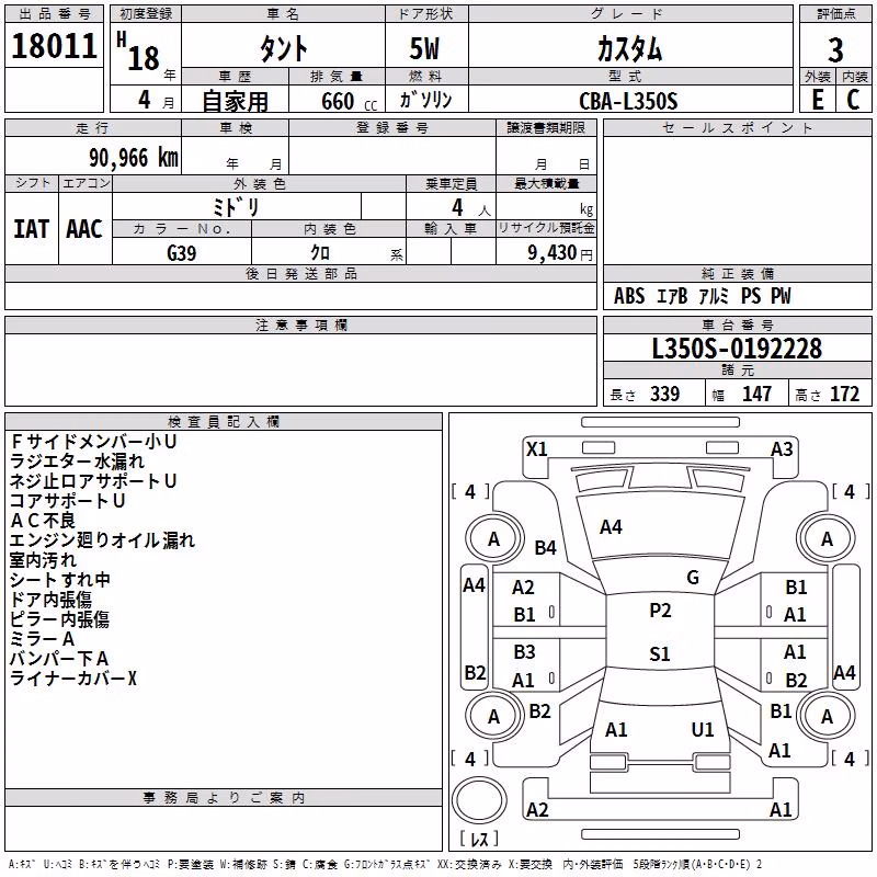 DAIHATSU TANTO
