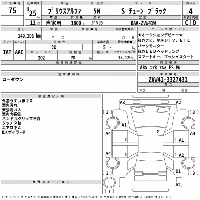 TOYOTA PRIUS ALPHA