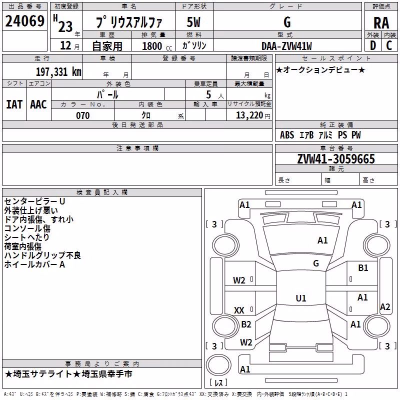 TOYOTA PRIUS ALPHA