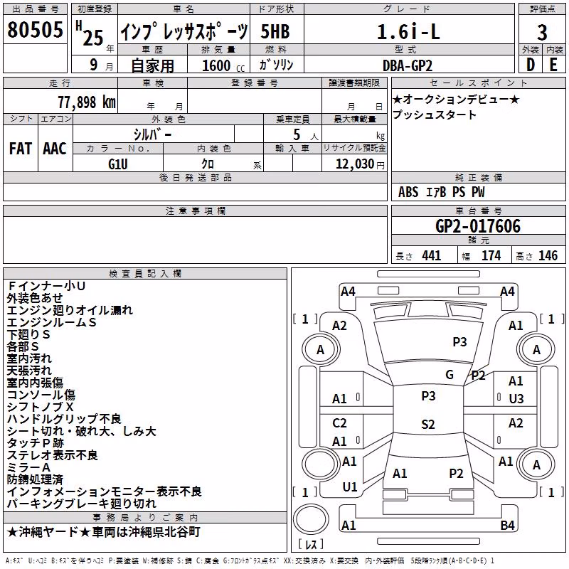 SUBARU IMPREZA