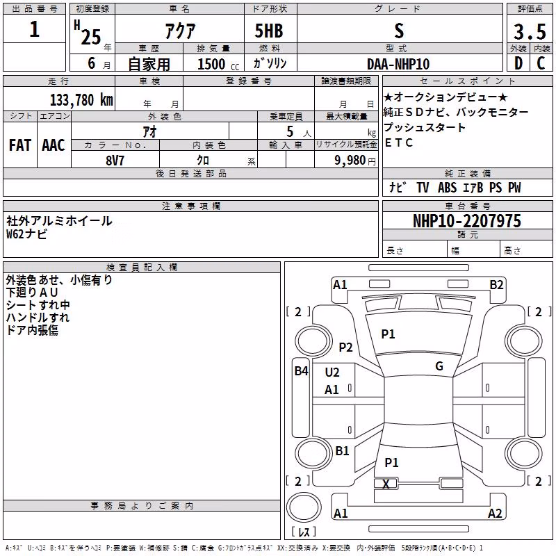 TOYOTA AQUA