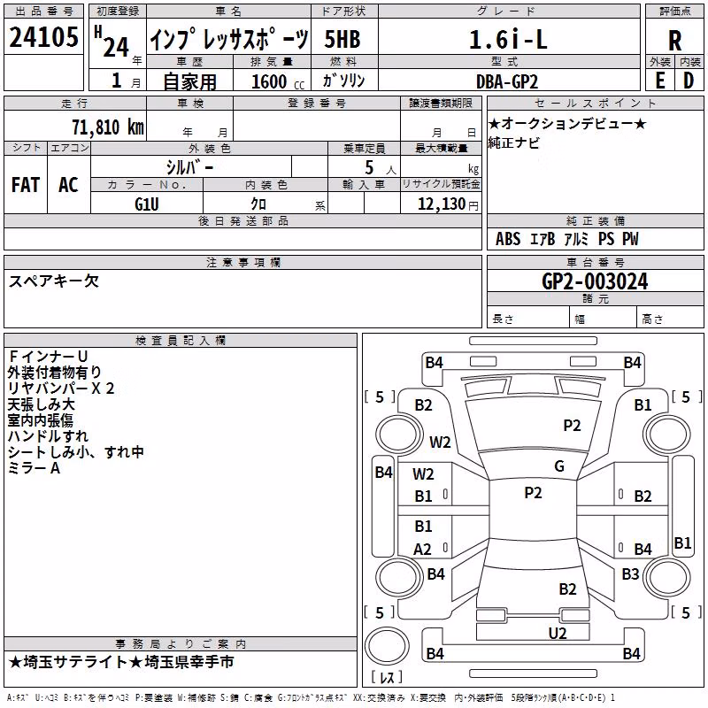 SUBARU IMPREZA