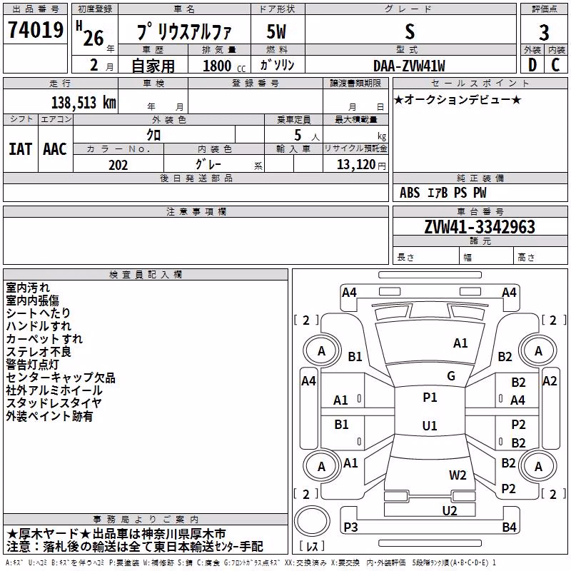 TOYOTA PRIUS ALPHA