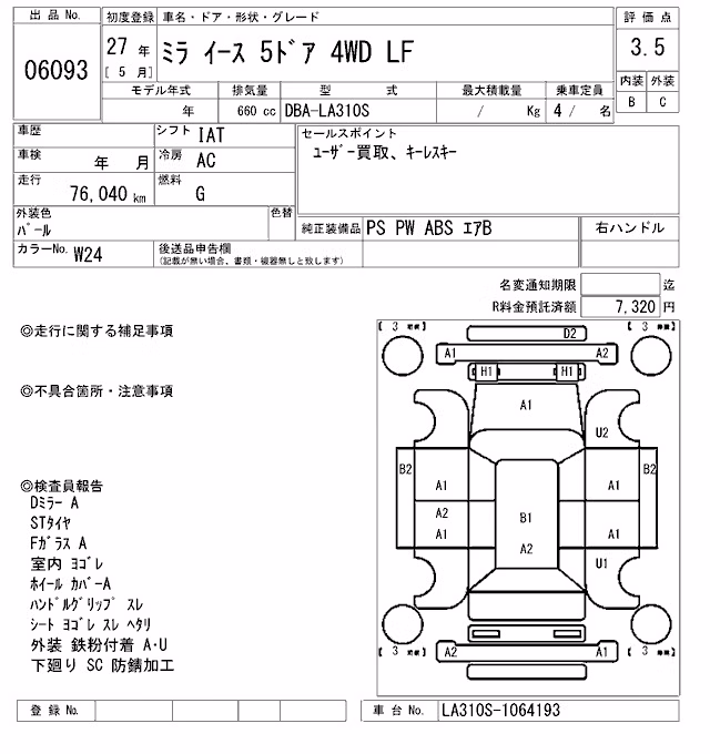 DAIHATSU MIRA E:S