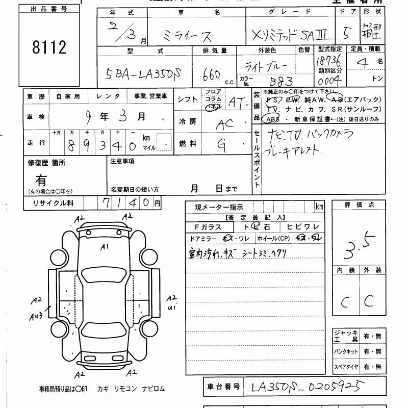 DAIHATSU MIRA E:S
