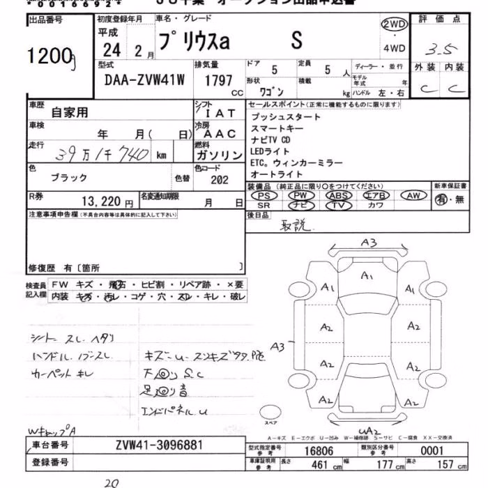 TOYOTA PRIUS ALPHA