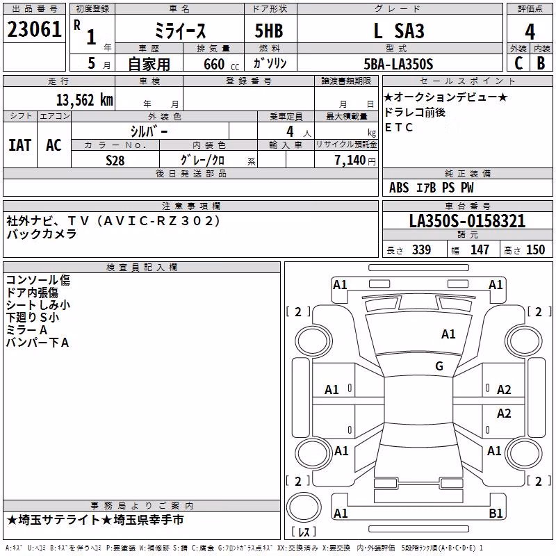 DAIHATSU MIRA E:S