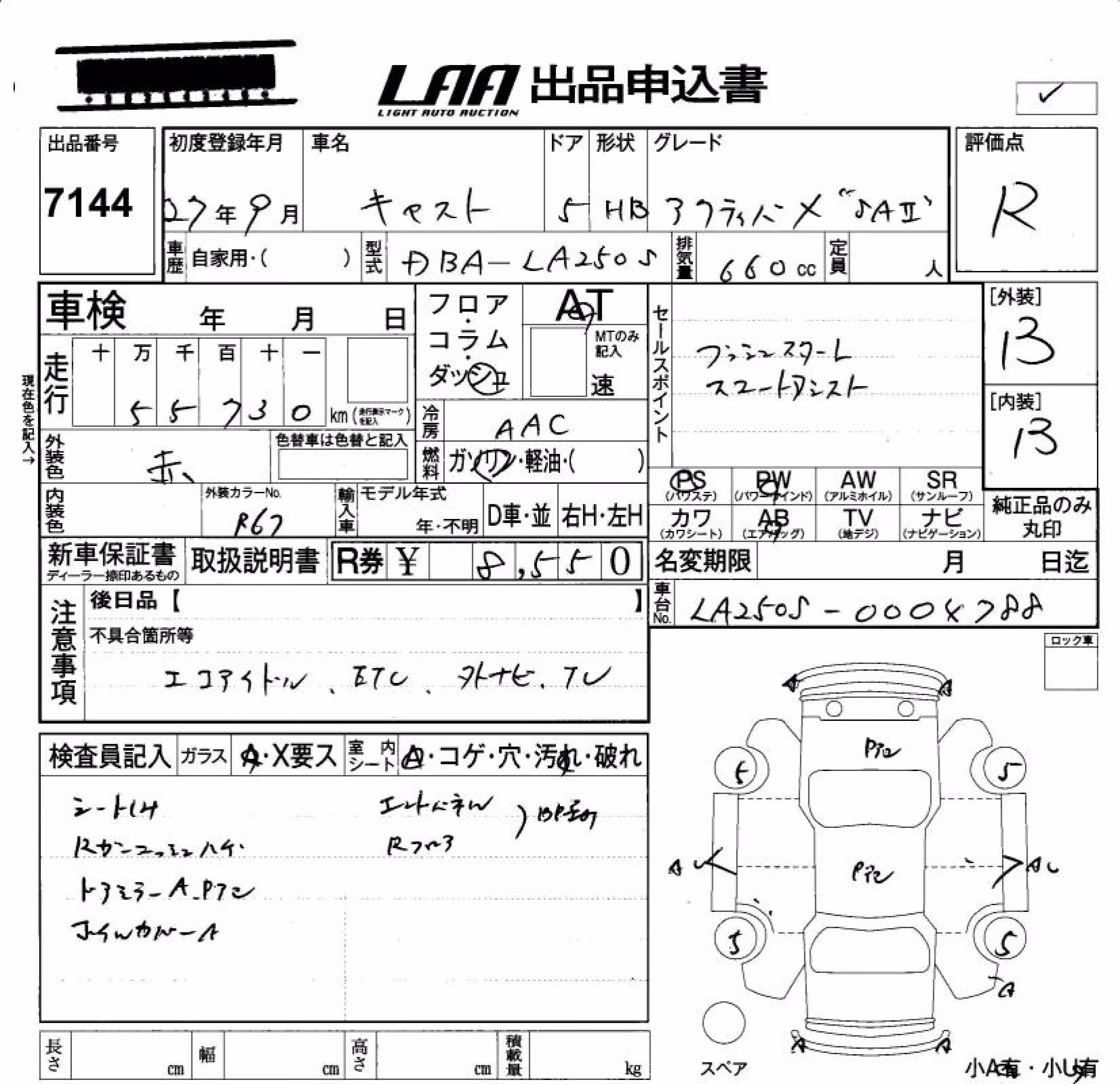 DAIHATSU CAST